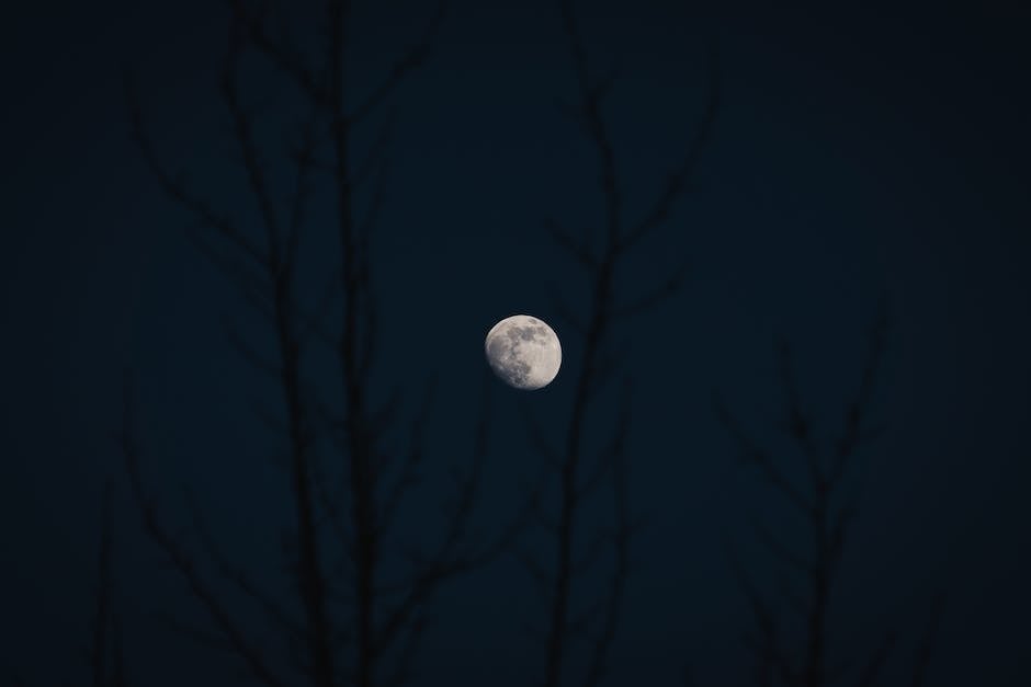 Wo ist der Mond heute Nacht? - visuelle Suche mit dem Nacht-Himmel
